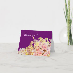Hydrangea Paarse bedankkaart