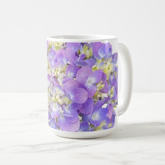 Hydrangea - Paarse - Mok (Voorkant rechts)