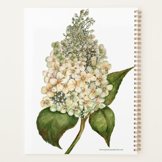 Hydrangea Planificateur annuel (Dos)