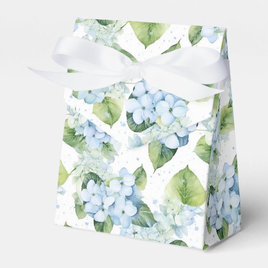 Hydrangea Print Feestbehandelingsdoos Bedankdoosjes (Voorkant Zijde)