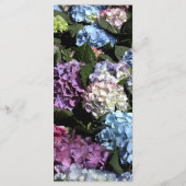 Hydrangea Programme de mariage à cadre de fleurs (Dos)