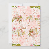 hydrangea Rehearal diner-uitnodiging Kaart (Achterkant)