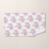 Hydrangea Rose Aquarelle (Serviette à main)