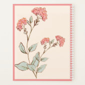 Hydrangea rose Vintage main tirée Nom (Dos)