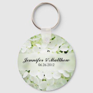 Hydrangea Round Sleutelhanger Wedding Favor