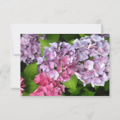 Hydrangea RSVP-kaart RSVP Kaartje (Achterkant)