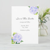 Hydrangea Save The Date (Staand voorkant)