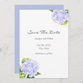 Hydrangea Save The Date (Voorkant / Achterkant)