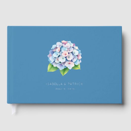 Hydrangea Sérénité Bleue Aquarelle (Recto)
