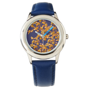 Hydrangea Sinaasappel en marine Horloge