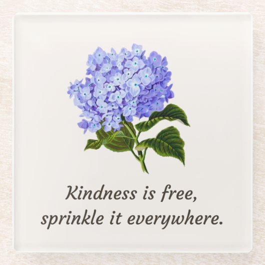 Hydrangea Sprinkle Onderzetter (Voorkant)