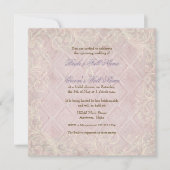 Hydrangea Swirl rose - Invitation Fête de l'mariée (Devant)