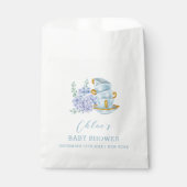  Hydrangea Tea Brewing Baby shower Bedankzakje (Voorkant)