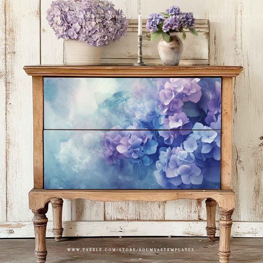 Hydrangea Tissue Paper Decoupage Tissuepapier