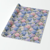 Hydrangea Tuin Inpakpapier (Uitgerold)