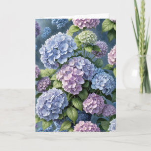 Hydrangea Tuin Verjaardag Kaart