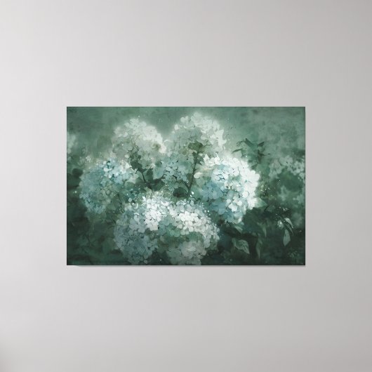 *~*  Hydrangea TV2 Uitgerekte Canvas Print (Voorkant)