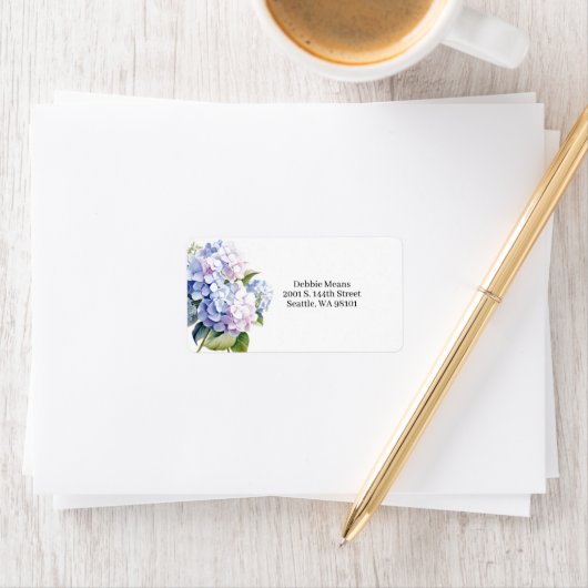 Hydrangea Verzendadres Label (Insitu)