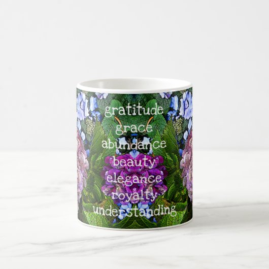 Hydrangea violet - mug (Centre)