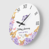 Hydrangea Vlinder Boho Chic Huwelijksjubileum Grote Klok (Hoek)