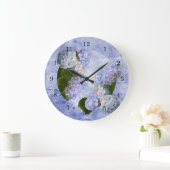 Hydrangea Wall Clock Grote Klok (Huis)