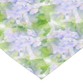 Hydrangea Waterverf Abstract Patroon Korte Tafelloper (Hoek)