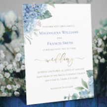 Hydrangea waterverf | bruiloft uitnodiging