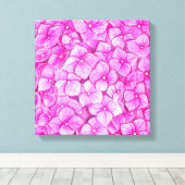 Hydrangea-waterverf Canvas Afdruk (Insitu (Houten vloer))