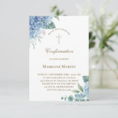 Hydrangea waterverf | Confirmation!REMOVE! Kaart (Staand voorkant)