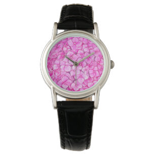 Hydrangea-waterverf Horloge