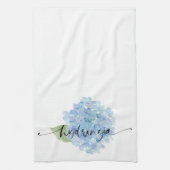 Hydrangea waterverf Kitchen Towel Theedoek (Verticaal)