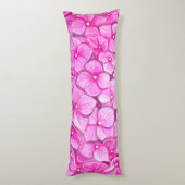 Hydrangea-waterverf Lichaamskussen (Achterkant (Verticaal))