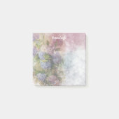 Hydrangea Waterverf Mix Monogram Post-it® Notes (Voorkant)