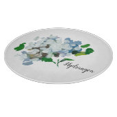Hydrangea-Waterverf Snijplank (Hoek)