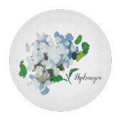 Hydrangea-Waterverf Snijplank (Voorkant)