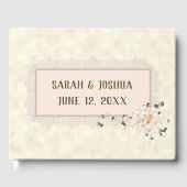 Hydrangea Wedding Blossoms with Frame Gastenboek (Voorkant)