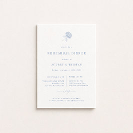 HYDRANGEA Wedding Rehearsal Dinner Aankondiging