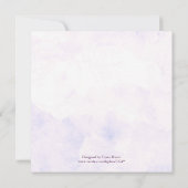 Hydrangea Wedding Save the Date (Achterkant)