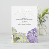 Hydrangea Wedding Shower Kaart (Staand voorkant)