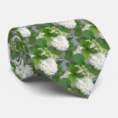 Hydrangea White Flower Green Planten Flora Spring Stropdas (Opgerold)