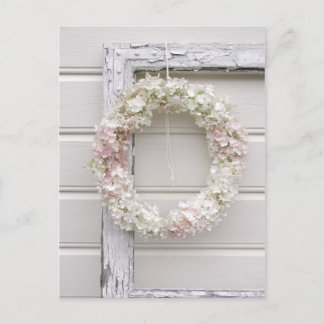 Hydrangea Wreath Briefkaart
