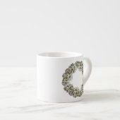 Hydrangea Wreath Espresso Kop (Voorkant rechts)