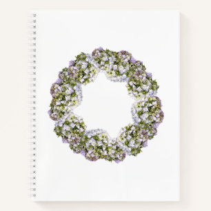 Hydrangea Wreath Notitieboek