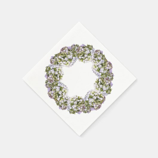 Hydrangea Wreath Servet (Hoek)