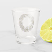 Hydrangea Wreath Shot Glas (Achterkant)