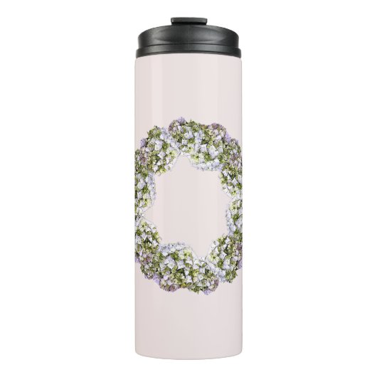 Hydrangea Wreath Thermosbeker (Voorkant)