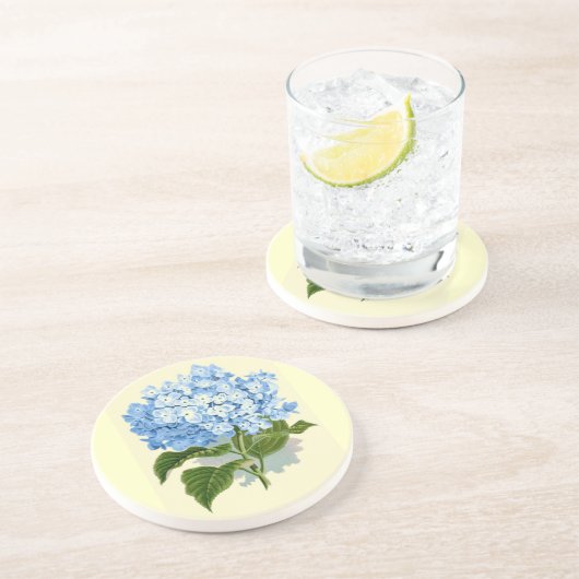  Hydrangea Zandsteen Onderzetter (Zijkant)