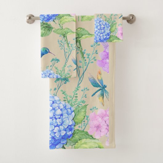 Hydrangea Zomer Handdoeken Set (Insitu)