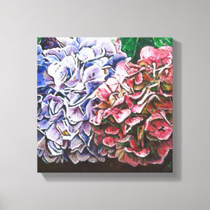 Hydrangeas 2010 canvas afdruk