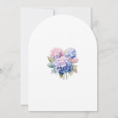 Hydrangea's 85ste verjaardagsfeestje kaart (Achterkant)